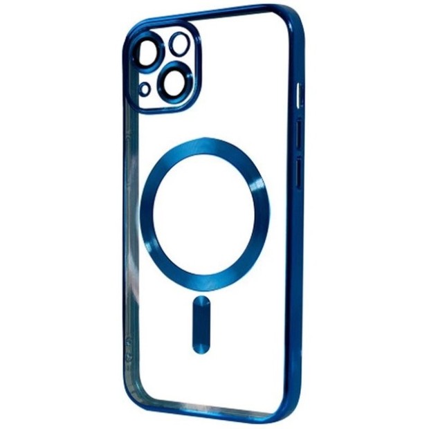 Cover UMKU Shining with MagSafe for Apple iPhone 15 (Blue Titanium)