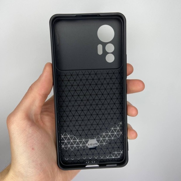 Чохол-бронь Ring Serge Armor Case для Xiaomi 12 Lite (ShutCam) (Чорний)
