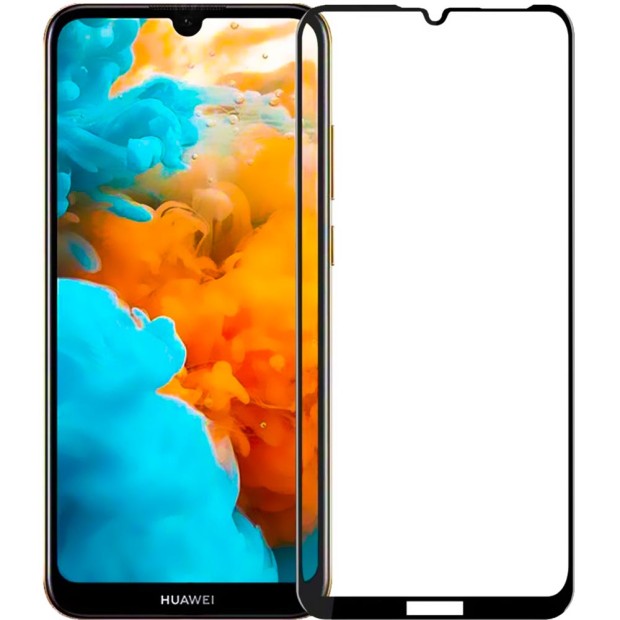 Захисне скло 5D Japan HD Huawei Y6 Prime (2018)  /  Honor 7A Pro Чорне