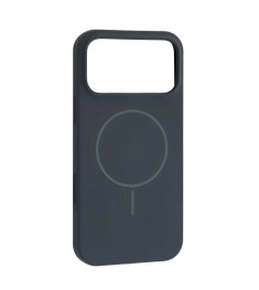 Силікон Original Round Case with MagSafe Apple iPhone 17 Pro Max (09) Midnight B..
