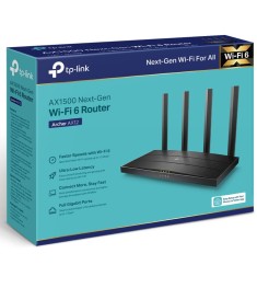 Бездротовий роутер-маршрутизатор TP-Link Archer AX12 (MJ-064285) (Чорний)