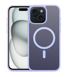 Силіконовий чохол Alabay Cloud Matte для Apple iPhone 14 (Світло-фіолетовий)