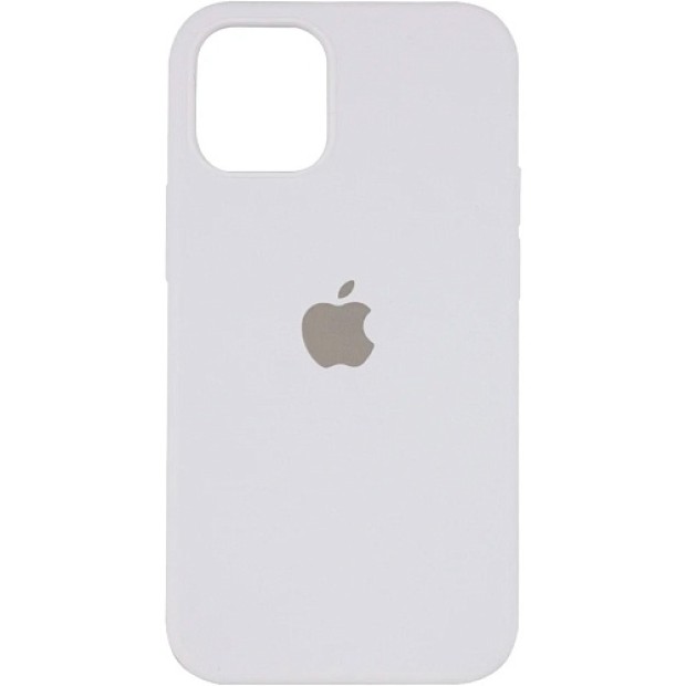Силіконовий чохол Original Round для Apple iPhone 15 Plus (06) білий.