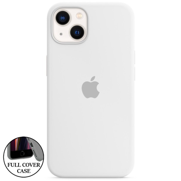 Силикон Original Round Case Apple iPhone 13 / 14 (06) White