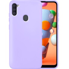 Силіконовий Original 360 чохол для Samsung Galaxy M11  /  A11 (2020) (Фіалковий)