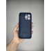 Оригінальний силіконовий чохол RoundCam для Apple iPhone 14 Pro Max (32) темно-синій