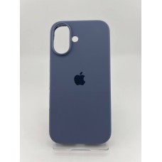 Силикон Original Round Case Apple iPhone 16 (42) Shadow Blue