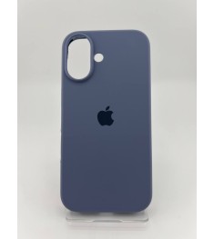 Силіконовий оригінальний чохол для Apple iPhone 16 (42) Shadow Blue