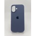 Силіконовий оригінальний чохол для Apple iPhone 16 (42) Shadow Blue