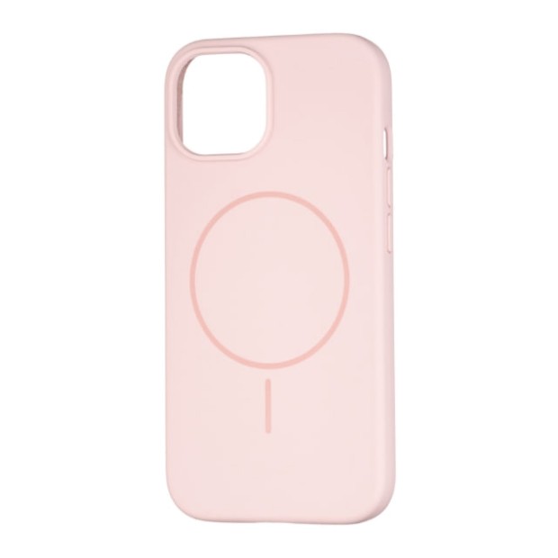 Силикон Original Round Case with MagSafe Apple iPhone 15 (76) Chalk Pink Силикон Original Round Case with MagSafe Apple iPhone 15 (76) Chalk Pink