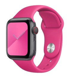 Ремешок Apple Watch Silicone 38 / 40 / 41mm (04) Rose Red