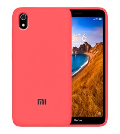 Силикон Original 360 Case Logo Xiaomi Redmi 7A (Клубничный)