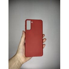 Силикон Original 360 Case Samsung Galaxy S21 Plus (Клубничный)
