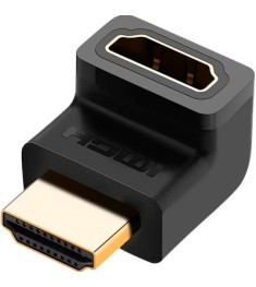 Переходник UGREEN HD112 Angled Up HDMI (M) - HDMI (F) (Black) (20110) Переходник UGREEN HD112 Angled Up HDMI (M) - HDMI (F) (Black) (20110)