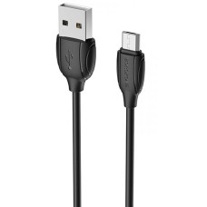 USB-кабель Borofone BX19 Benefit (MicroUSB) (Чёрный) (Уценка) (Категория 1)