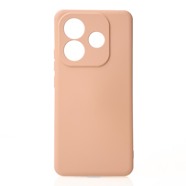 Силіконовий чохол Original Xiaomi Redmi Note 14 (ShutCam) (Персиковий)