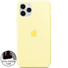 Силіконовий оригінальний чохол округлої форми для Apple iPhone 11 Pro Max (51) Mellow Yellow Силіконовий оригінальний чохол округлої форми для Apple iPhone 11 Pro Max (51) Mellow Yellow