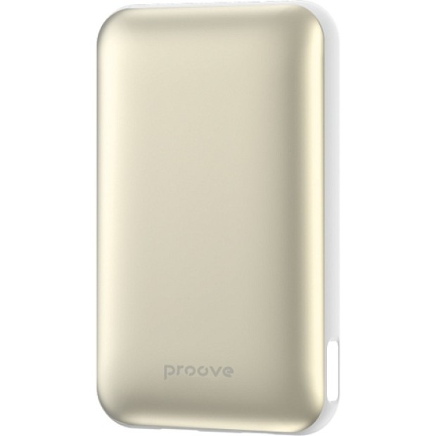 Бездротовий акумулятор Proove Vibe Energy Plus 22.5W 10000mAh (Білий / Золотий)