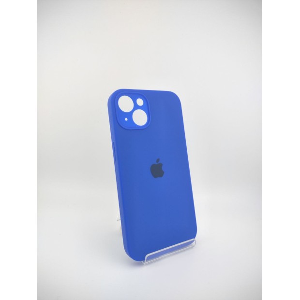 Оригінальний силіконовий чохол RoundCam для Apple iPhone 13 (48) ультрамариновий