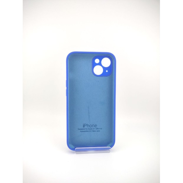 Оригінальний силіконовий чохол RoundCam для Apple iPhone 13 (48) ультрамариновий