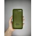 Силіконовий оригінальний квадратний чохол RoundCam для Apple iPhone 7 Plus  /  8 Plus (46) глибокий зелений.