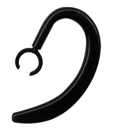 Дужка заушная силиконово-пластиковая для Bluetooth-гарнитуры (10мм) (Чёрная)