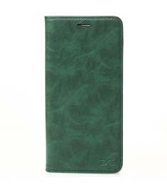 Чохол-книжка Leather Elegant для Xiaomi Redmi Note 14 Pro 5G (Темно-зелений)