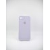 Силіконовий оригінальний квадратний круглий чохол для Apple iPhone 7  /  8  /  SE (2-го покоління) Light Glycine.