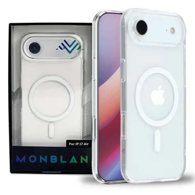 Накладка Monblan Crystal Magsafe Apple iPhone 17 Air (Прозрачный)