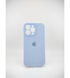 Силіконовий Оригінальний Круглий Чохол для Apple iPhone 13 Pro (15) Ліловий