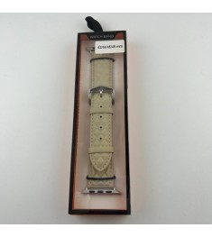 Ремешок Apple Watch Soft Leather 42 / 44 / 45 / 49mm (White)