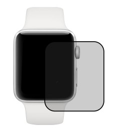 Захисне скло 5D Matte Ceramic для Apple Watch 38mm Чорний