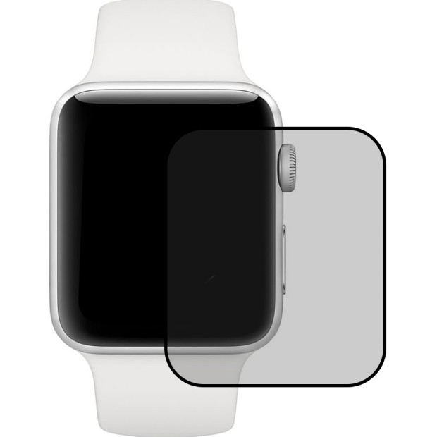 Захисне скло 5D Matte Ceramic для Apple Watch 38mm Чорний