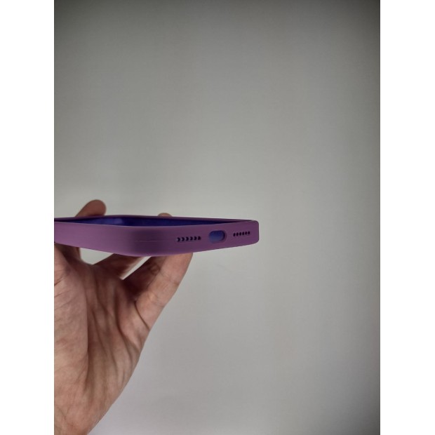 Силіконовий чохол Original Square RoundCam для Apple iPhone 11 (28) Brinjal