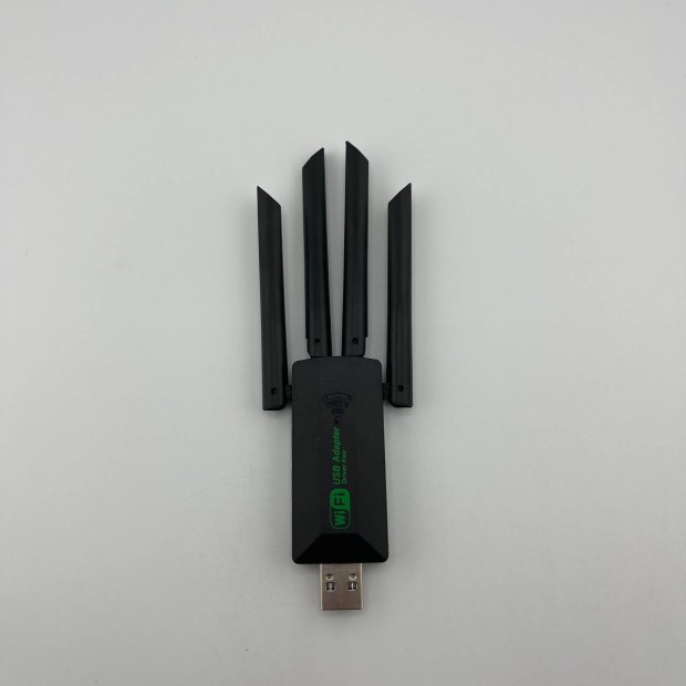 USB-адаптер Wi-Fi дводіапазонний 1200 МБ / с 2.4 ГГц 5 ГГц USB 3.0 (Чорний)