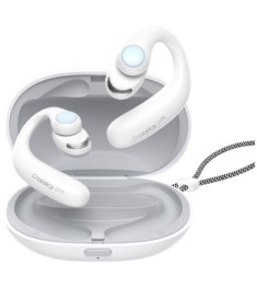 Бездротові навушники-гарнітура заушні спортивні QCY T15 (Білі)