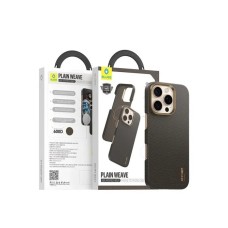 Накладка Blueo Plain Weave Air Aramid Fiber Series MagSafe для Apple iPhone 16 Pro (Золота)