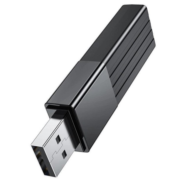 Адаптер для карт SD Hoco HB20 USB2.0 2в1 (Чорний), Харків, Київ, Україна