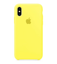 Силіконовий оригінальний чохол Apple для iPhone X  /  XS (47) Lemonade