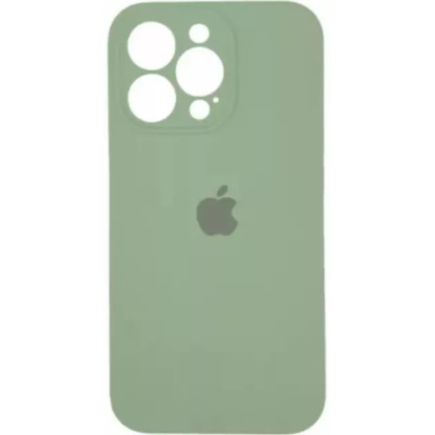 Силикон Original RoundCam Case Apple iPhone 13 Pro Max (55) Blackish Green