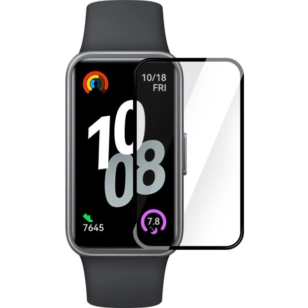 Защитное стекло 5D Huawei Band 10 Black