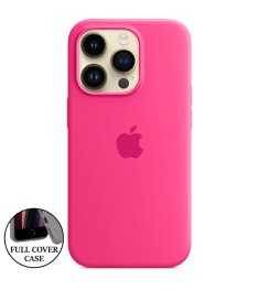 Силикон Original Round Case Apple iPhone 14 Pro (60) Fuchsia