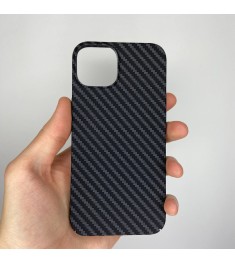 Чехол-накладка Carbon MagSafe для Apple iPhone 13 (Чёрный)
