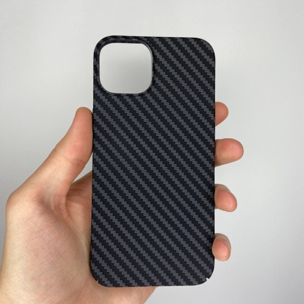 Чехол-накладка Carbon MagSafe для Apple iPhone 13 (Чёрный)