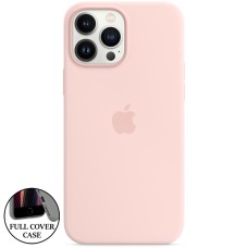 Силикон Original Round Case Apple iPhone 13 Pro Max (76) Chalk Pink
