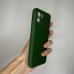 Силіконовий оригінальний 360 чохол з логотипом для Xiaomi Redmi A2  /  A1 (ShutCam) (Темно-зелений)