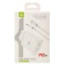 СЗУ-адаптер DC CA-D17 PD 35W (2Type-C) + кабель Type-C - Lightning (Білий) D