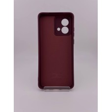 Силикон Original Motorola Moto G84 (ShutCam) (Бордовый)
