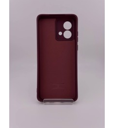 Силікон Original Motorola Moto G84 (ShutCam) (Бордовий)