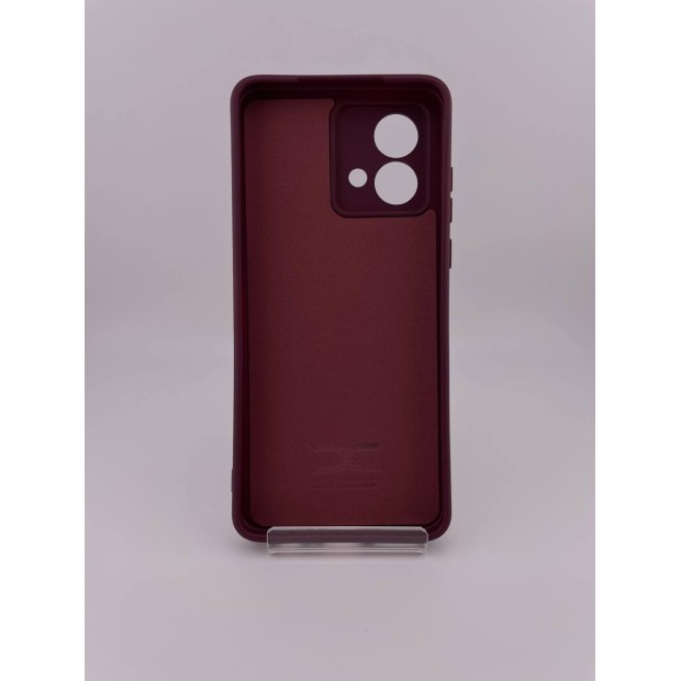 Силікон Original Motorola Moto G84 (ShutCam) (Бордовий)
